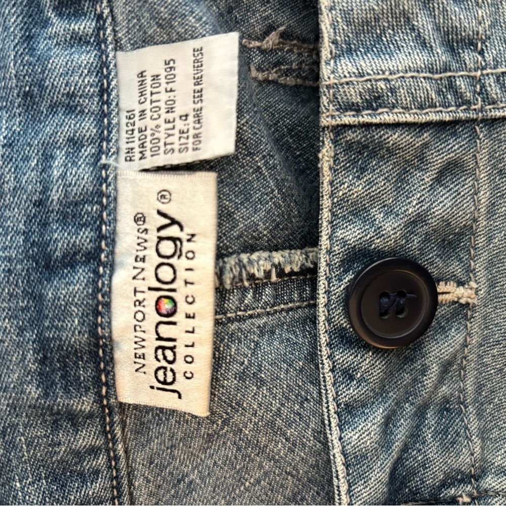 Jeanology Vintage High-Waisted Button Detail Denim Maxi Skirt - Picture 8 of 8
